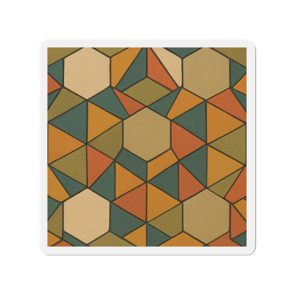 Geometric Fusion - Die-Cut Magnets