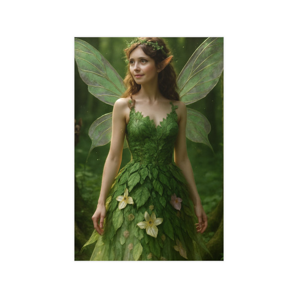 Whimsical Woodland Sprite - Vertical and Horizontal Matte Posters
