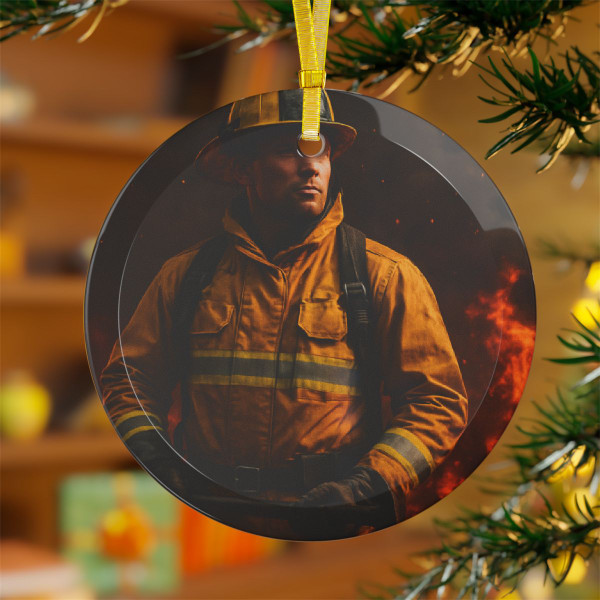 Brave Heat Heroes - Glass Ornaments