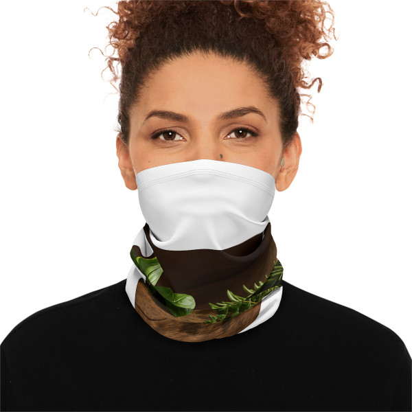 Rustic Herb Garden - Winter Neck Gaiter With Drawstring