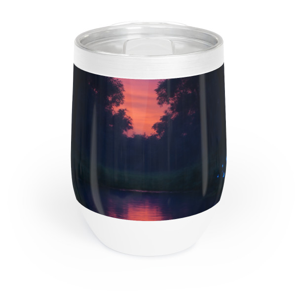 Ethereal Twilight Glade - Chill Wine Tumbler