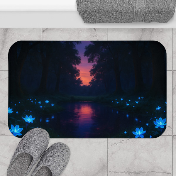 Ethereal Twilight Glade - Bath Mat