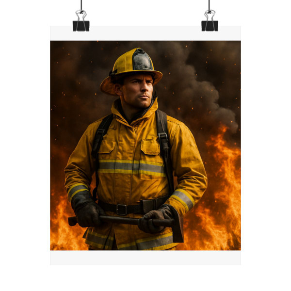 Brave Heat Heroes - Matte Vertical Posters