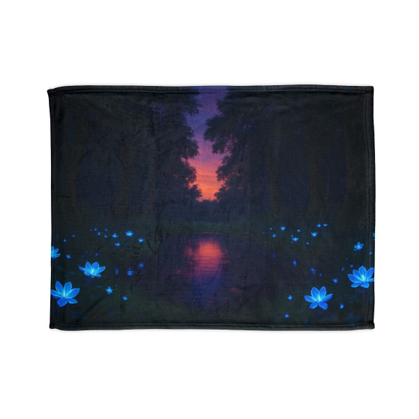 Ethereal Twilight Glade - Soft Polyester Blanket