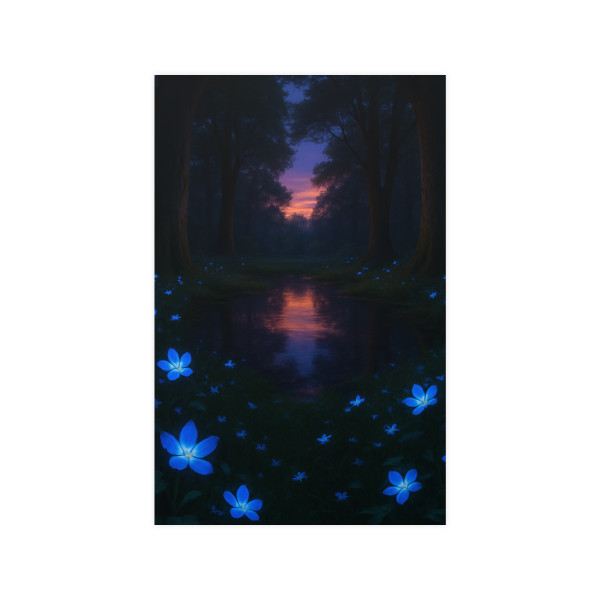 Ethereal Twilight Glade - Vertical and Horizontal Matte Posters