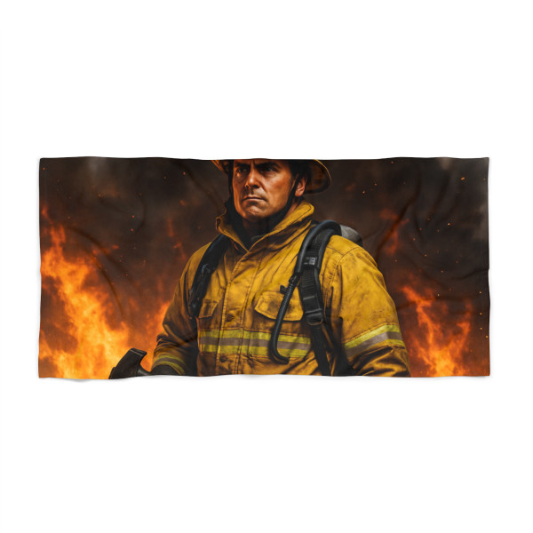 Brave Heat Heroes - Beach Towel