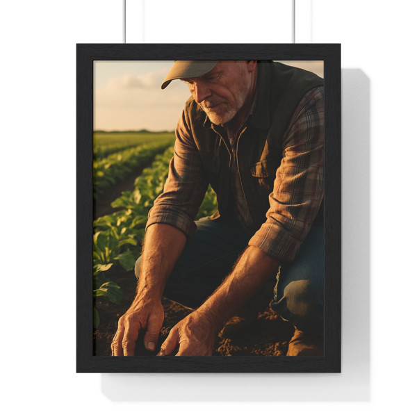 Harvest Heartbeat - Vertical Framed Poster