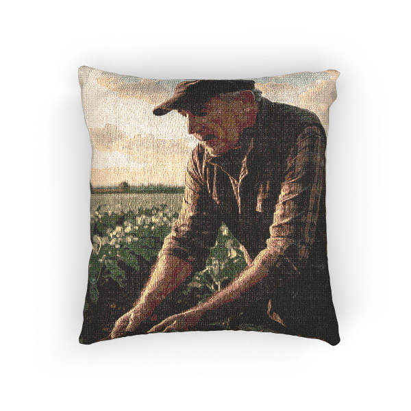 Harvest Heartbeat - Woven Pillow