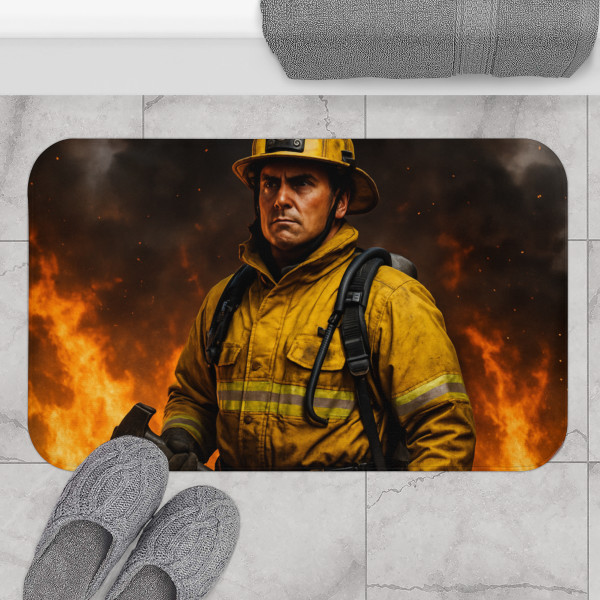Brave Heat Heroes - Bath Mat