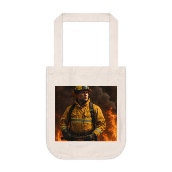 Brave Heat Heroes - Organic Canvas Tote Bag Brave Heat Heroes - Organic Canvas Tote Bag