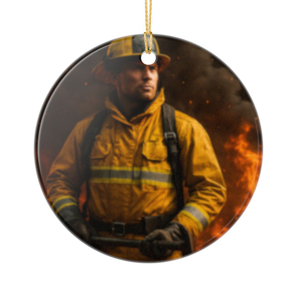 Brave Heat Heroes - Ceramic Ornaments (2-Side Print)