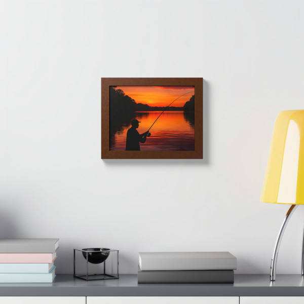 Casting Dreams - Framed Poster, Multi-Color