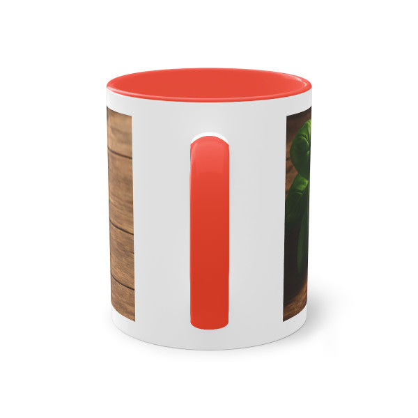 Rustic Herb Garden - Two-Tone Coffee Mug, 11oz
