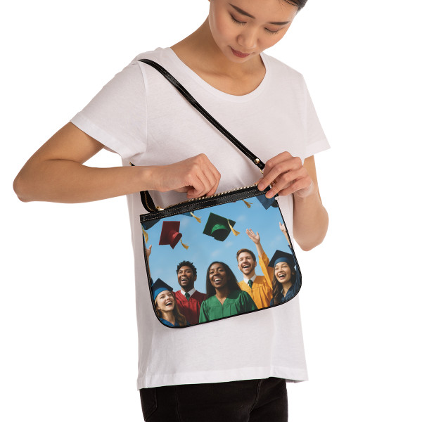 Cap Toss Celebration - Small Shoulder Bag