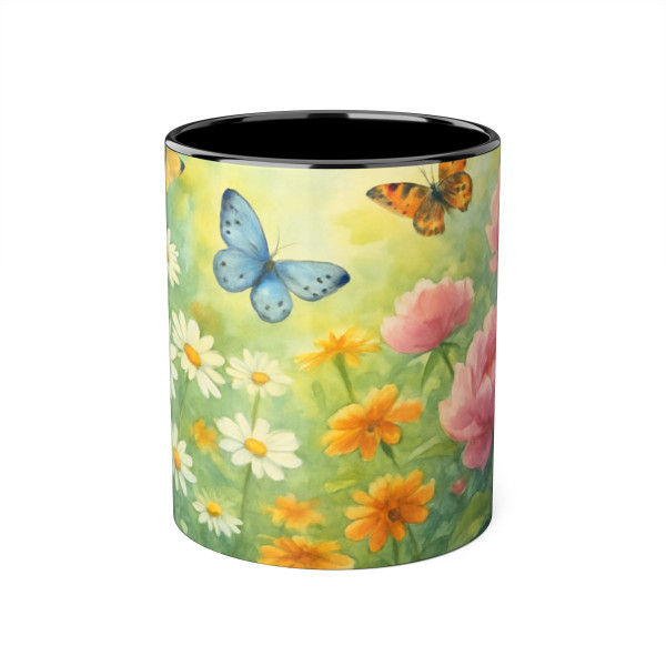 Serene Garden Escape - Accent Mugs, 11oz