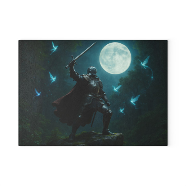 Epic Fantasy Quest - Glass Cutting Board