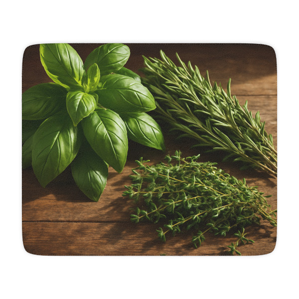Rustic Herb Garden - Tan Sherpa Blanket Rustic Herb Garden - Tan Sherpa Blanket