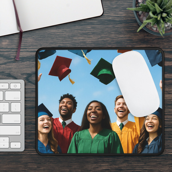 Cap Toss Celebration - Gaming Mouse Pad