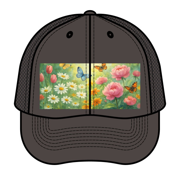 Serene Garden Escape - Trucker Retro Hat