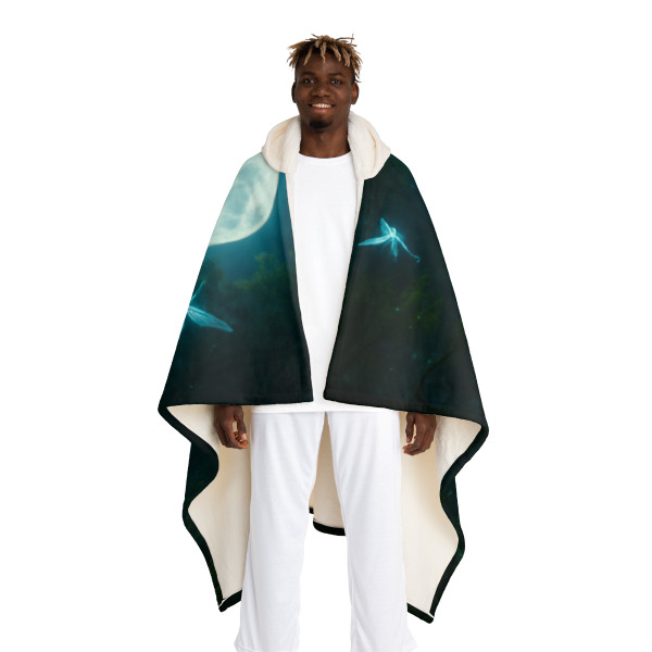 Epic Fantasy Quest - Hooded Sherpa Fleece Blanket