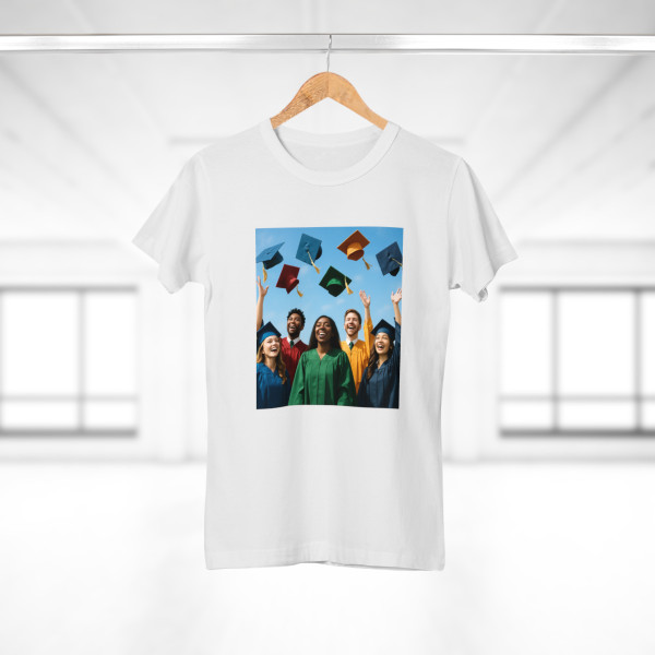 Cap Toss Celebration - Single Jersey Women's T-shirt