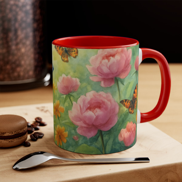 Serene Garden Escape - 11oz Accent Mug