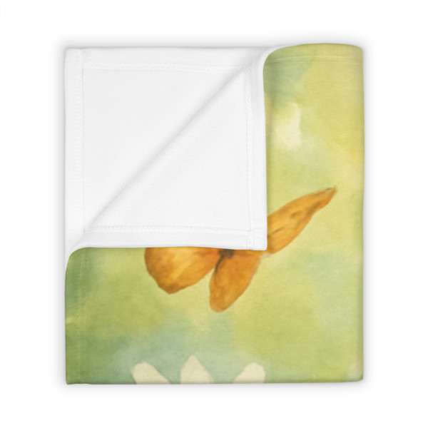 Serene Garden Escape - Throw Blanket