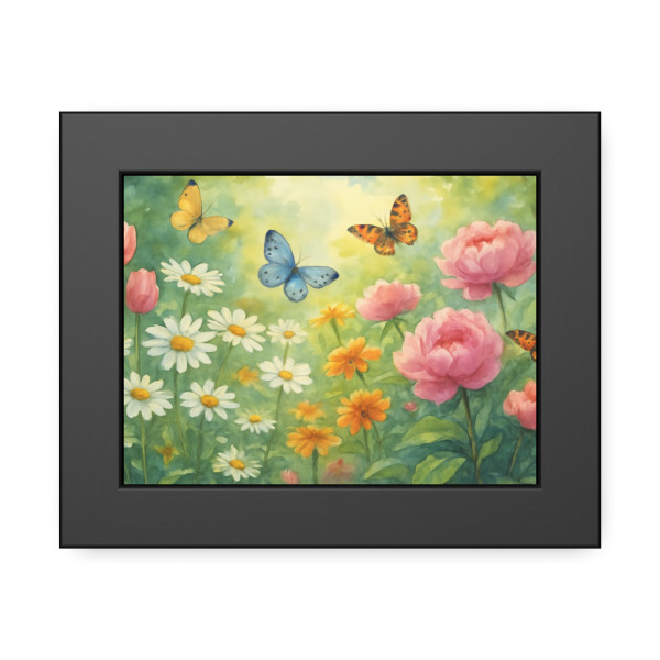 Serene Garden Escape - Framed Paper Posters
