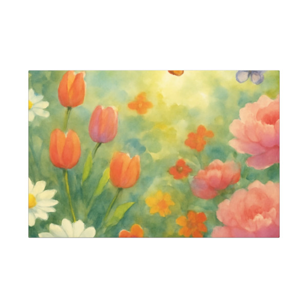 Serene Garden Escape - Canvas Art Wraps, 1.6"