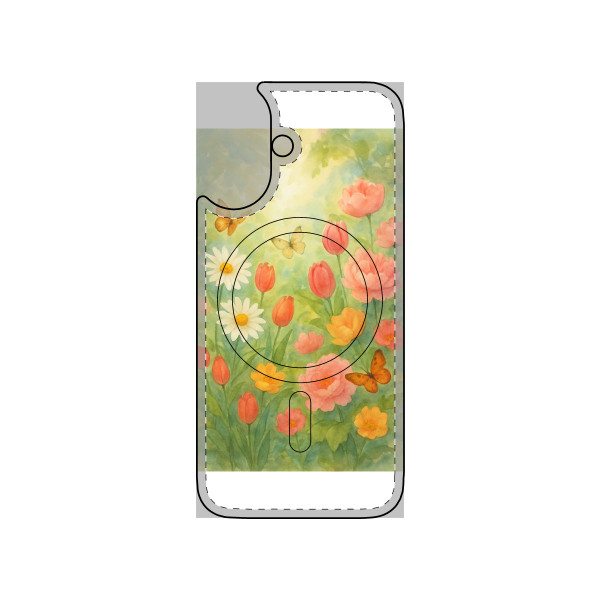 Serene Garden Escape - Magnetic Clear Impact-Resistant Cases Serene Garden Escape - Magnetic Clear Impact-Resistant Cases