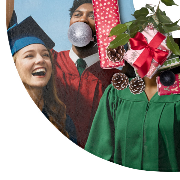 Cap Toss Celebration - Christmas Tree Skirts