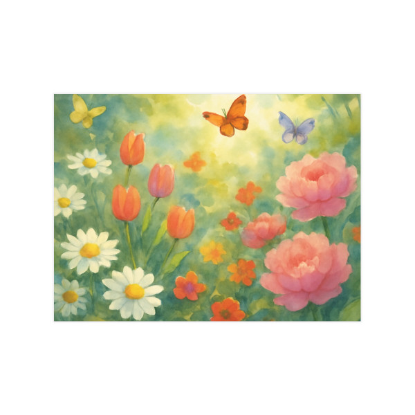 Serene Garden Escape - Unframed Prints