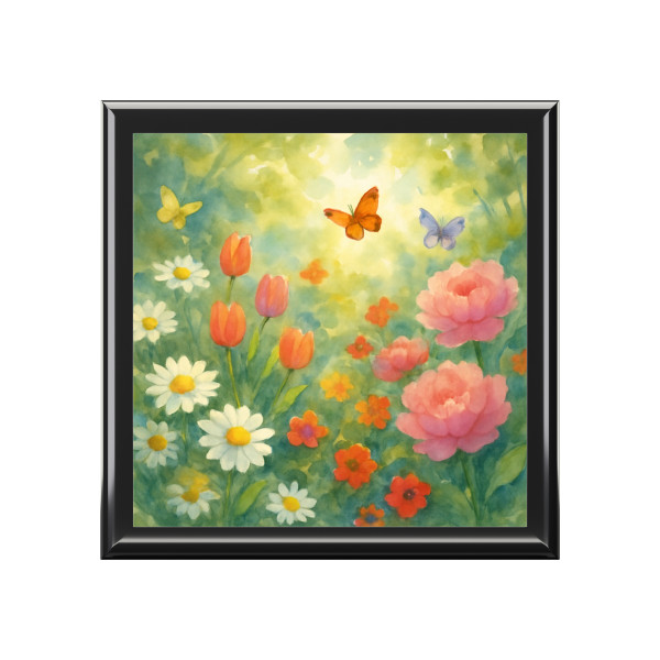 Serene Garden Escape - Jewelry Box