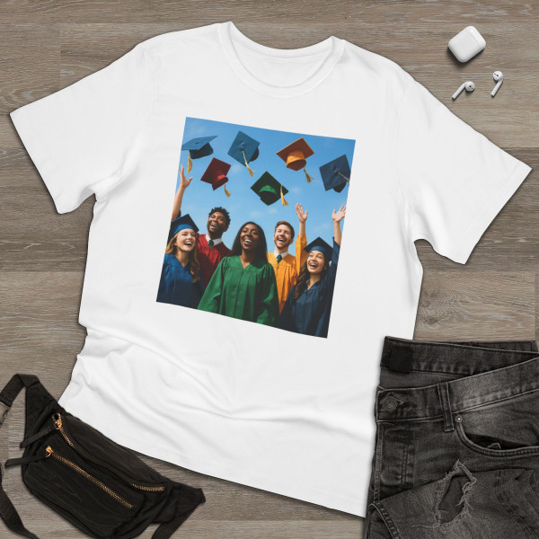 Cap Toss Celebration - Unisex Deluxe T-shirt 