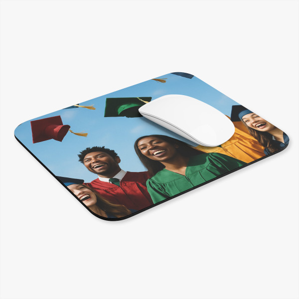 Cap Toss Celebration - Mouse Pad (Rectangle)