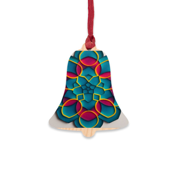 Kaleidoscope Harmony - Wooden Ornaments
