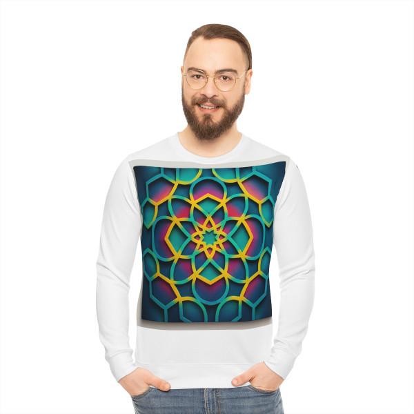 Kaleidoscope Harmony - Lightweight Sweatshirt (AOP)