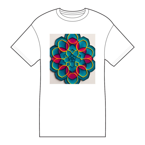 Kaleidoscope Harmony - Core Cotton Tee Kaleidoscope Harmony - Core Cotton Tee