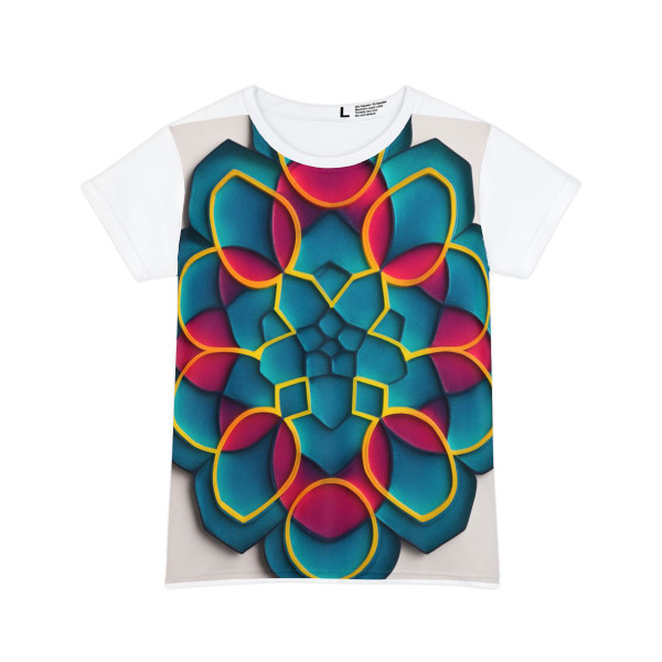 Kaleidoscope Harmony - Women's Short Sleeve Shirt (AOP)