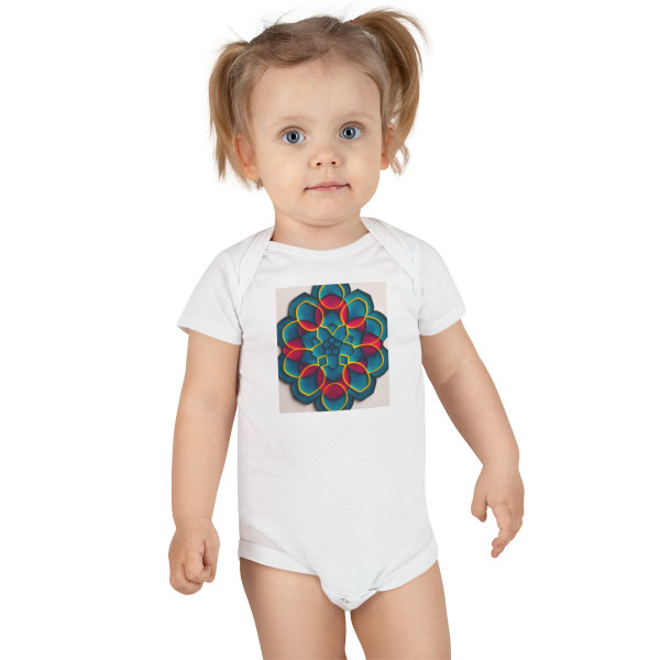 Kaleidoscope Harmony - Baby Short Sleeve Onesie®