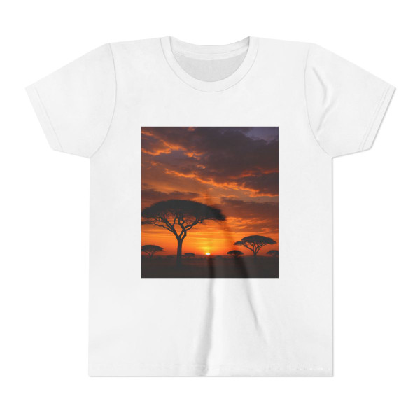 Savanna Sunset Harmony - Youth Short Sleeve Tee Savanna Sunset Harmony - Youth Short Sleeve Tee