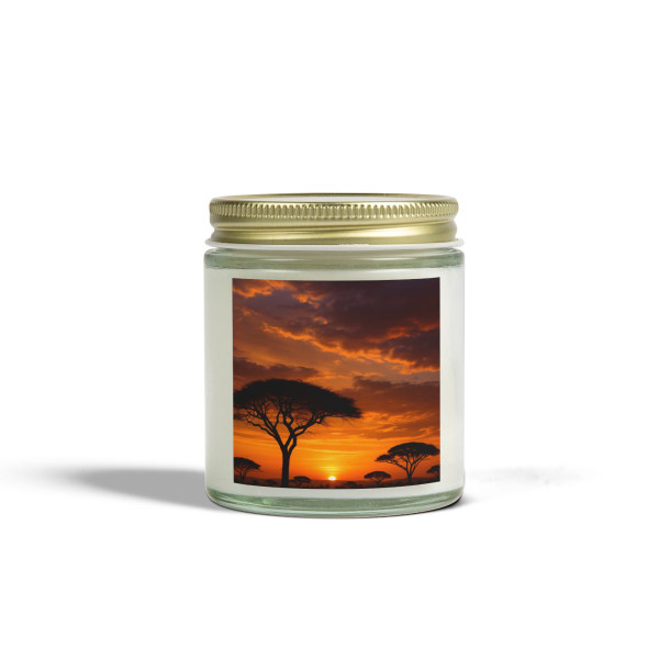 Savanna Sunset Harmony - Scented Candles, Coconut Apricot Wax (4oz, 9oz)