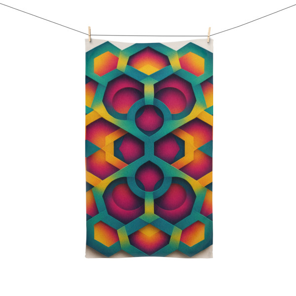 Kaleidoscope Harmony - Hand Towel