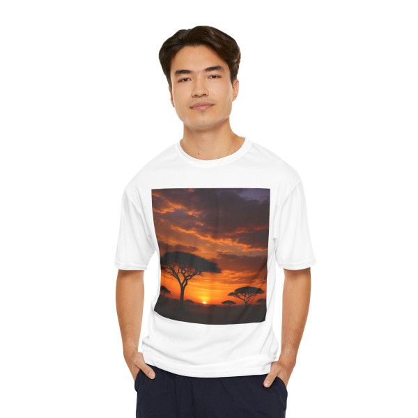 Savanna Sunset Harmony - Men's Performance T-Shirt Savanna Sunset Harmony - Men's Performance T-Shirt