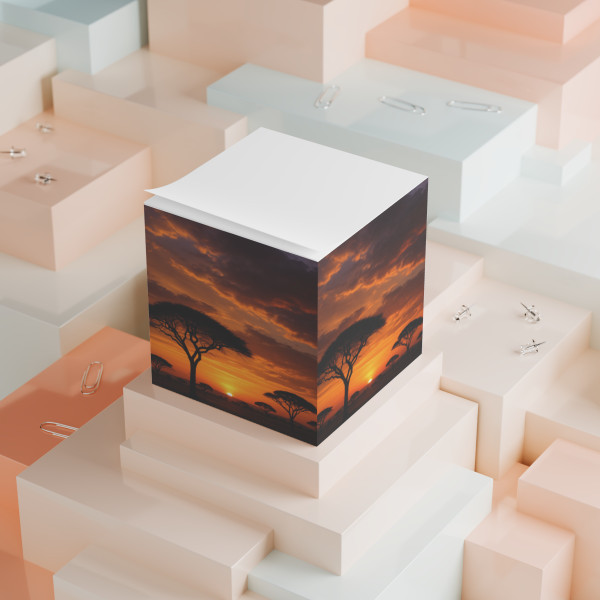 Savanna Sunset Harmony - Note Cube