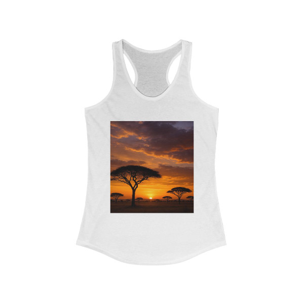 Savanna Sunset Harmony - Women's Ideal Racerback Tank