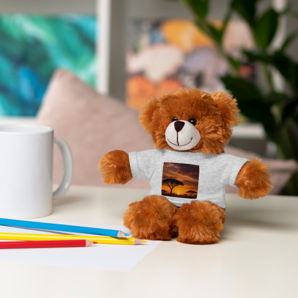 Savanna Sunset Harmony - Stuffed Animals with Tee
