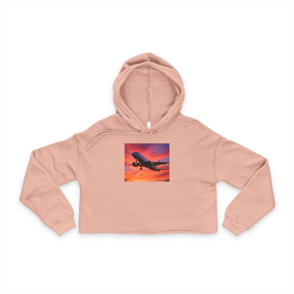 Skyward Bound - Women's Cropped Hoodie