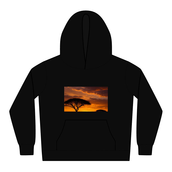 Savanna Sunset Harmony - Kids Relax Hoodie