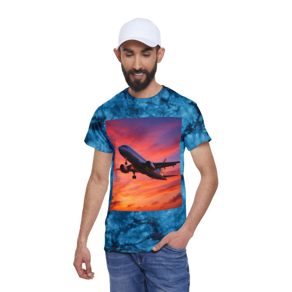 Skyward Bound - Tie-Dye Tee, Crystal